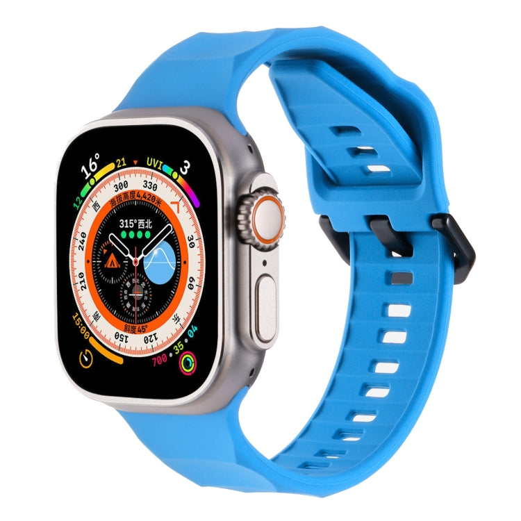 Bracelet de sport en silicone ondulé pour Apple Watch 2 42mm, pour Apple Watch 42mm