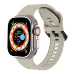 Bracelet de sport en silicone ondulé pour Apple Watch 2 42mm, pour Apple Watch 42mm