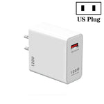 Chargeur super rapide USB 120W, prise EU, prise US, prise UK