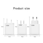 Chargeur super rapide USB 120W, prise EU, prise US, prise UK