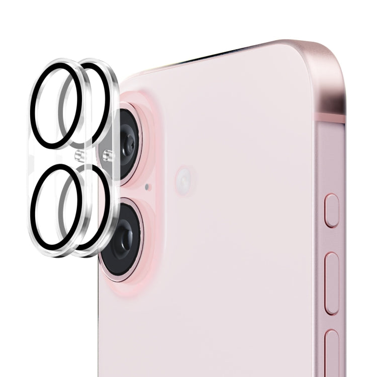2pcs ENKAY Hat-Prince 9H Rear Camera Lens Tempered Glass Film, For iPhone 17 Pro Max, For iPhone 17 Pro, For iPhone 17, For iPhone Air, For iPhone 16 Pro / 16 Pro Max, For iPhone 16 / 16 Plus, For iPhone 15 Pro / 15 Pro Max, For iPhone 15 / 15 Plus