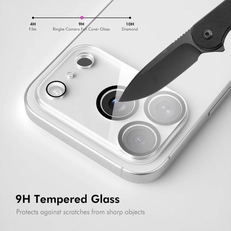 2pcs ENKAY Hat-Prince 9H Rear Camera Lens Tempered Glass Film, For iPhone 17 Pro Max, For iPhone 17 Pro, For iPhone 17, For iPhone Air, For iPhone 16 Pro / 16 Pro Max, For iPhone 16 / 16 Plus, For iPhone 15 Pro / 15 Pro Max, For iPhone 15 / 15 Plus