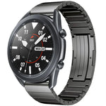 Bracelet de montre en alliage de titane à maillons, pour Samsung Galaxy Watch 3 45 mm, pour Samsung Gear S3 Classic, pour Samsung Gear S3 Frontier, pour Samsung Galaxy Watch 46 mm, pour Samsung Galaxy Watch 42 mm