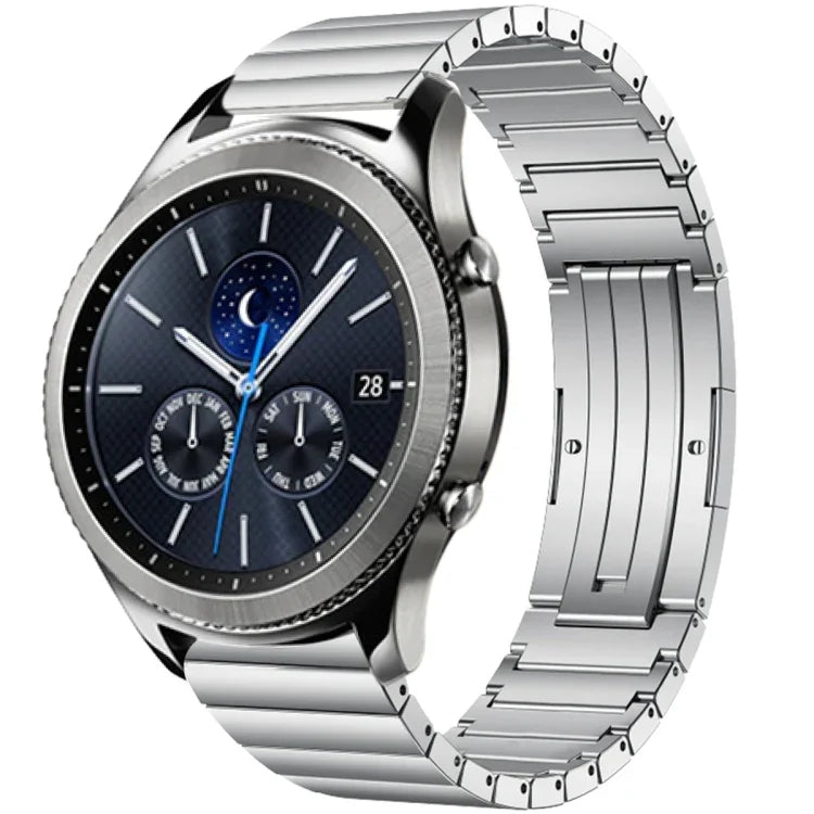 Bracelet de montre en alliage de titane à maillons, pour Samsung Galaxy Watch 3 45 mm, pour Samsung Gear S3 Classic, pour Samsung Gear S3 Frontier, pour Samsung Galaxy Watch 46 mm, pour Samsung Galaxy Watch 42 mm