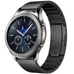 Bracelet de montre en alliage de titane à maillons, pour Samsung Galaxy Watch 3 45 mm, pour Samsung Gear S3 Classic, pour Samsung Gear S3 Frontier, pour Samsung Galaxy Watch 46 mm, pour Samsung Galaxy Watch 42 mm