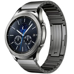 Bracelet de montre en alliage de titane à maillons, pour Samsung Galaxy Watch 3 45 mm, pour Samsung Gear S3 Classic, pour Samsung Gear S3 Frontier, pour Samsung Galaxy Watch 46 mm, pour Samsung Galaxy Watch 42 mm