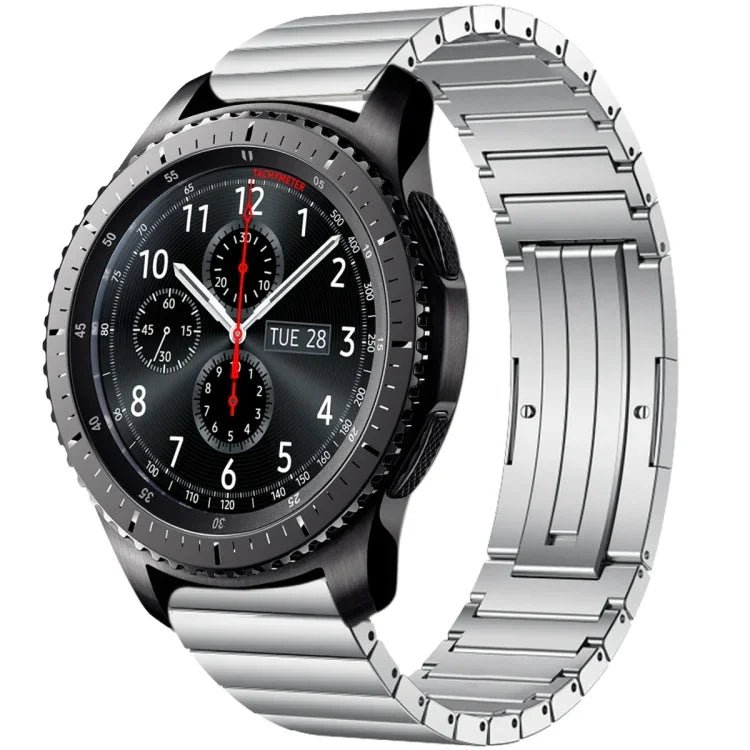 Bracelet de montre en alliage de titane à maillons, pour Samsung Galaxy Watch 3 45 mm, pour Samsung Gear S3 Classic, pour Samsung Gear S3 Frontier, pour Samsung Galaxy Watch 46 mm, pour Samsung Galaxy Watch 42 mm