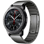 Bracelet de montre en alliage de titane à maillons, pour Samsung Galaxy Watch 3 45 mm, pour Samsung Gear S3 Classic, pour Samsung Gear S3 Frontier, pour Samsung Galaxy Watch 46 mm, pour Samsung Galaxy Watch 42 mm