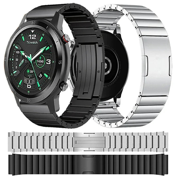 Bracelet de montre en alliage de titane à maillons, pour Samsung Galaxy Watch 3 45 mm, pour Samsung Gear S3 Classic, pour Samsung Gear S3 Frontier, pour Samsung Galaxy Watch 46 mm, pour Samsung Galaxy Watch 42 mm