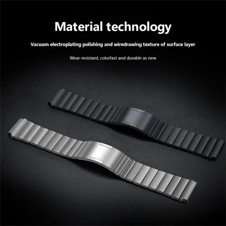 Bracelet de montre en alliage de titane à maillons, pour Samsung Galaxy Watch 3 45 mm, pour Samsung Gear S3 Classic, pour Samsung Gear S3 Frontier, pour Samsung Galaxy Watch 46 mm, pour Samsung Galaxy Watch 42 mm