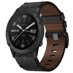 Leather Textured 22mm Watch Band, For Garmin Fenix E 47mm, For Garmin Fenix 8 MIP 47mm, For Garmin Fenix 8 AMOLED 47mm, For Garmin Fenix 7 Pro 47mm, For Garmin Epix Pro 47mm, For Garmin MARQ Athlete Gen 2, For Garmin MARQ Commander                     ...