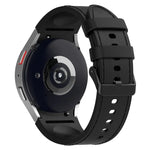 Bracelet de montre en cuir de silicone noir avec boucle, pour Samsung Galaxy Watch 6 Classic, pour Samsung Galaxy Watch 6