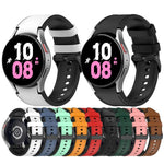 Bracelet de montre en cuir de silicone noir avec boucle, pour Samsung Galaxy Watch 6 Classic, pour Samsung Galaxy Watch 6