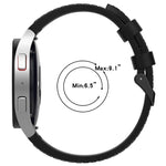 Bracelet de montre en cuir de silicone noir avec boucle, pour Samsung Galaxy Watch 6 Classic, pour Samsung Galaxy Watch 6