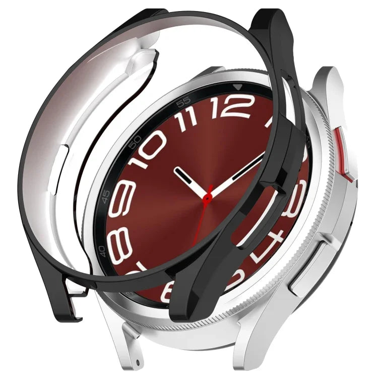 Coque de protection électrolytique semi-creuse en TPU pour montre, pour Samsung Galaxy Watch6 Classic 47mm, pour Samsung Galaxy Watch6 Classic 43mm