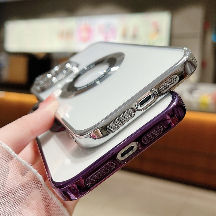 Coque de téléphone MagSafe en TPU galvanisé, pour iPhone 11, pour iPhone 11 Pro