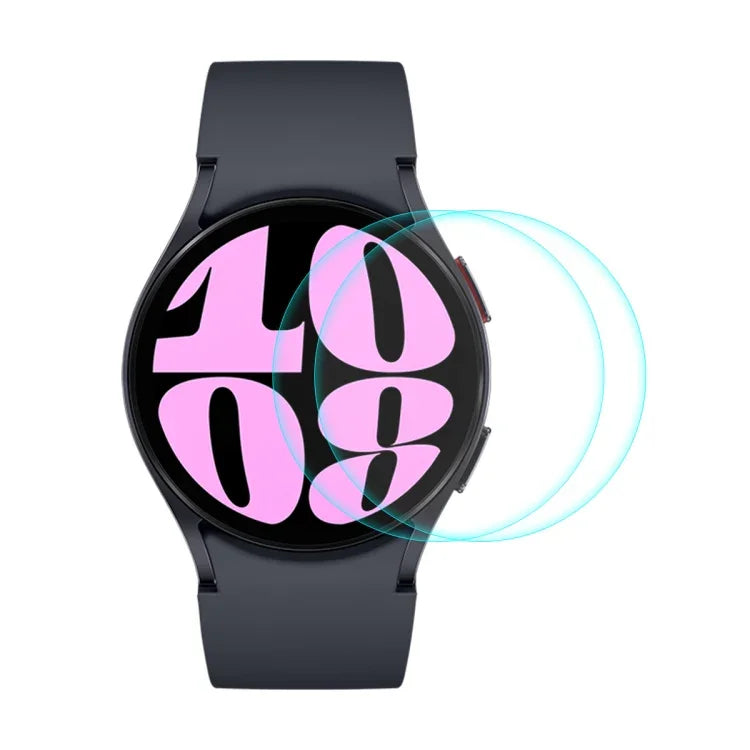 2pcs Film protecteur d'écran en verre trempé 0,2mm 9H ENKAY pour montre, pour Samsung Galaxy Watch Ultra 47mm / Ultra 2025, pour Samsung Galaxy Watch8 44mm, pour Samsung Galaxy Watch8 40mm, pour Samsung Galaxy Watch6 Classic / Ultra 47mm