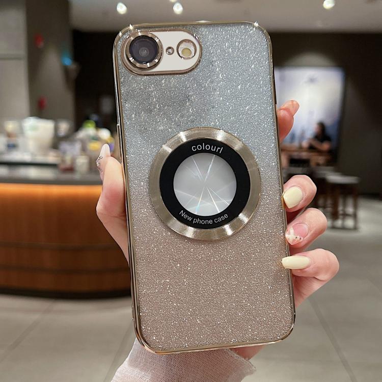 Coque de téléphone en TPU avec placage électrolytique à paillettes dégradées MagSafe, Pour iPhone 17e / 16e, Pour iPhone 17 Pro Max, Pour iPhone 17 Pro, Pour iPhone 17, Pour iPhone Air, Pour iPhone 16 Pro Max