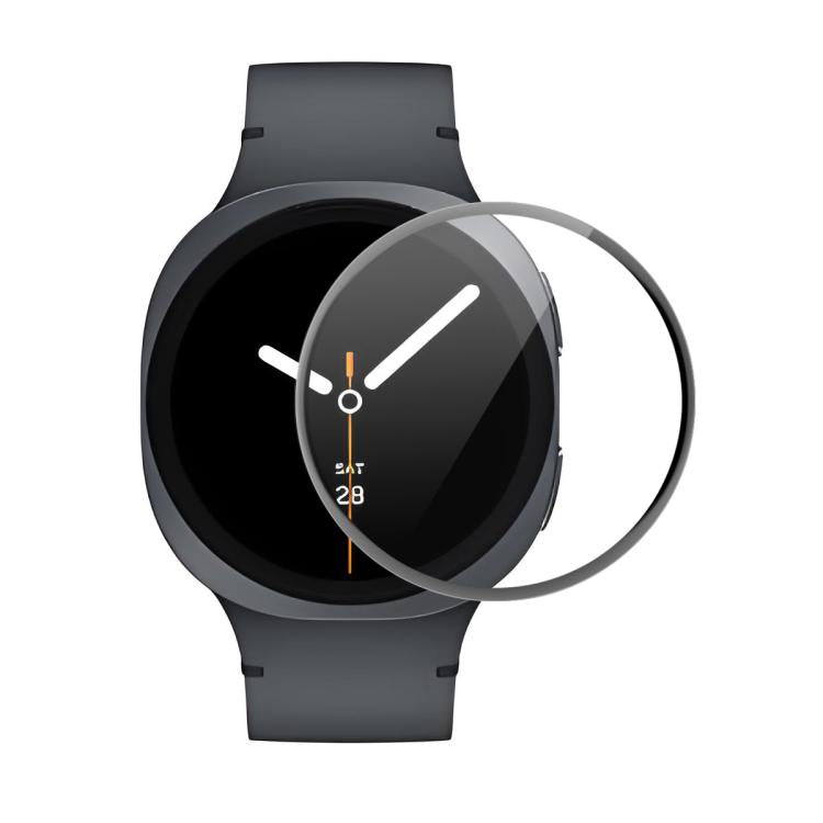 Film d'écran ENKAY 3D à couverture complète avec bord en PC souple et PMMA HD, pour Samsung Galaxy Watch Ultra 47mm / Ultra 2025, pour Samsung Galaxy Watch8 Classic 46mm, pour Samsung Galaxy Watch8 44mm, pour Samsung Galaxy Watch8 40mm