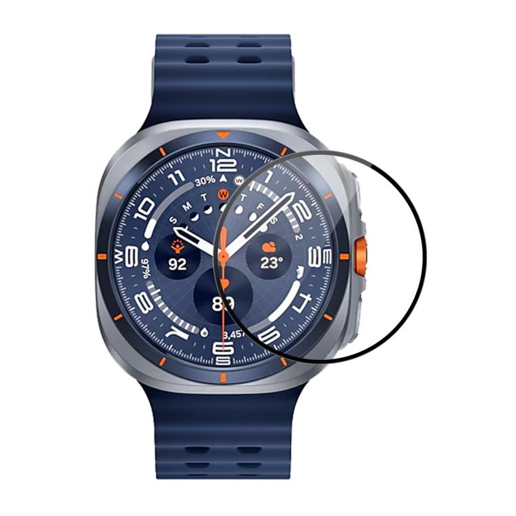 Film d'écran ENKAY 3D à couverture complète avec bord en PC souple et PMMA HD, pour Samsung Galaxy Watch Ultra 47mm / Ultra 2025, pour Samsung Galaxy Watch8 Classic 46mm, pour Samsung Galaxy Watch8 44mm, pour Samsung Galaxy Watch8 40mm
