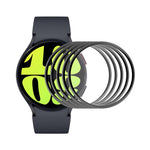 5pcs Film d'écran HD en PMMA avec bord souple en PC à couverture complète ENKAY 3D, pour Samsung Galaxy Watch Ultra 47mm / Ultra 2025, pour Samsung Galaxy Watch8 Classic 46mm, pour Samsung Galaxy Watch8 44mm, pour Samsung Galaxy Watch8 40mm