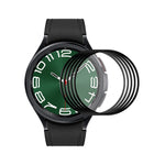 5pcs Film d'écran HD en PMMA avec bord souple en PC à couverture complète ENKAY 3D, pour Samsung Galaxy Watch Ultra 47mm / Ultra 2025, pour Samsung Galaxy Watch8 Classic 46mm, pour Samsung Galaxy Watch8 44mm, pour Samsung Galaxy Watch8 40mm