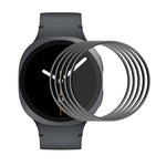 5pcs Film d'écran HD en PMMA avec bord souple en PC à couverture complète ENKAY 3D, pour Samsung Galaxy Watch Ultra 47mm / Ultra 2025, pour Samsung Galaxy Watch8 Classic 46mm, pour Samsung Galaxy Watch8 44mm, pour Samsung Galaxy Watch8 40mm