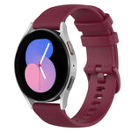 Bracelet de montre en silicone à carreaux 20 mm, pour Samsung Galaxy Watch 5 40 mm