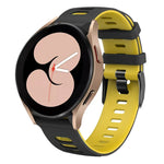 Bracelet de montre bicolore en silicone 20 mm, pour Samsung Galaxy Watch 5 40 mm