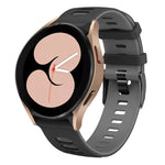 Bracelet de montre bicolore en silicone 20 mm, pour Samsung Galaxy Watch 5 40 mm
