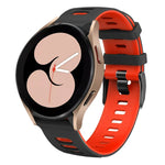 Bracelet de montre bicolore en silicone 20 mm, pour Samsung Galaxy Watch 5 40 mm