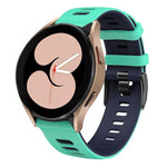 Bracelet de montre bicolore en silicone 20 mm, pour Samsung Galaxy Watch 5 40 mm