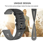 Bracelet de montre bicolore en silicone 20 mm, pour Samsung Galaxy Watch 5 40 mm