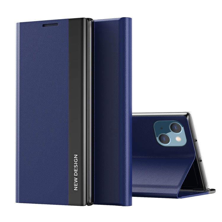 Étui de téléphone en cuir adsorption latérale électrolytique, pour iPhone 15