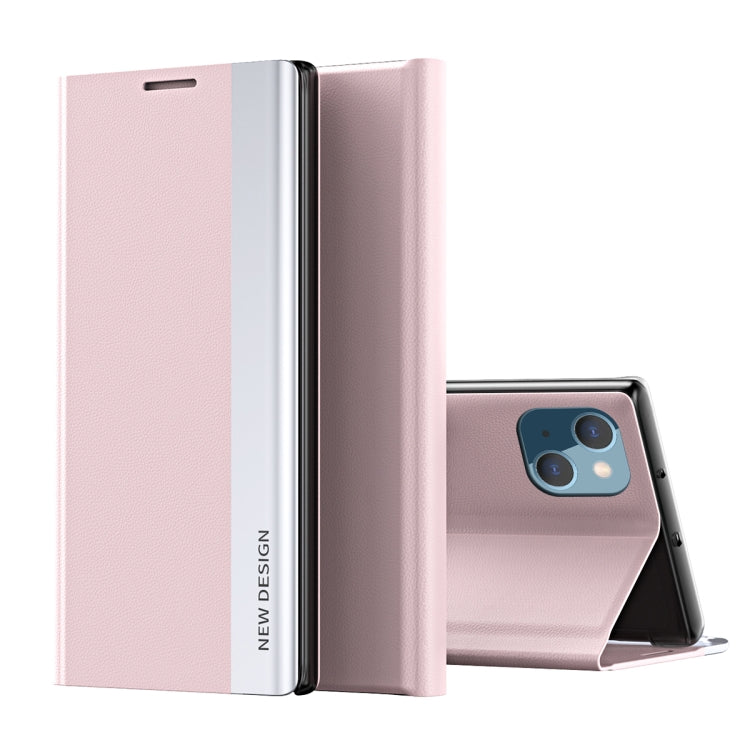 Étui de téléphone en cuir adsorption latérale électrolytique, pour iPhone 15