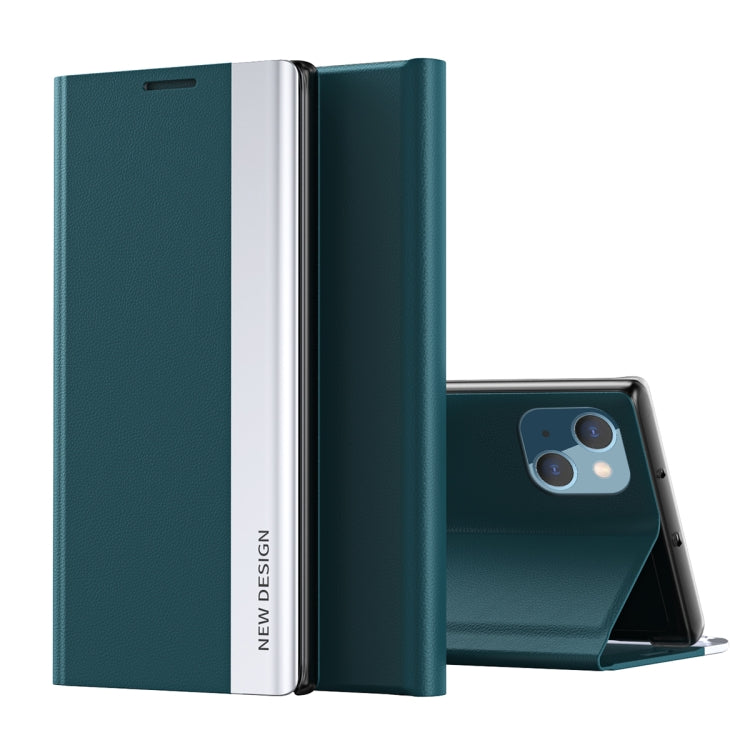 Étui de téléphone en cuir adsorption latérale électrolytique, pour iPhone 15