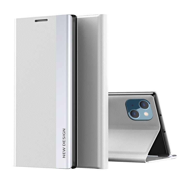 Étui de téléphone en cuir adsorption latérale électrolytique, pour iPhone 15