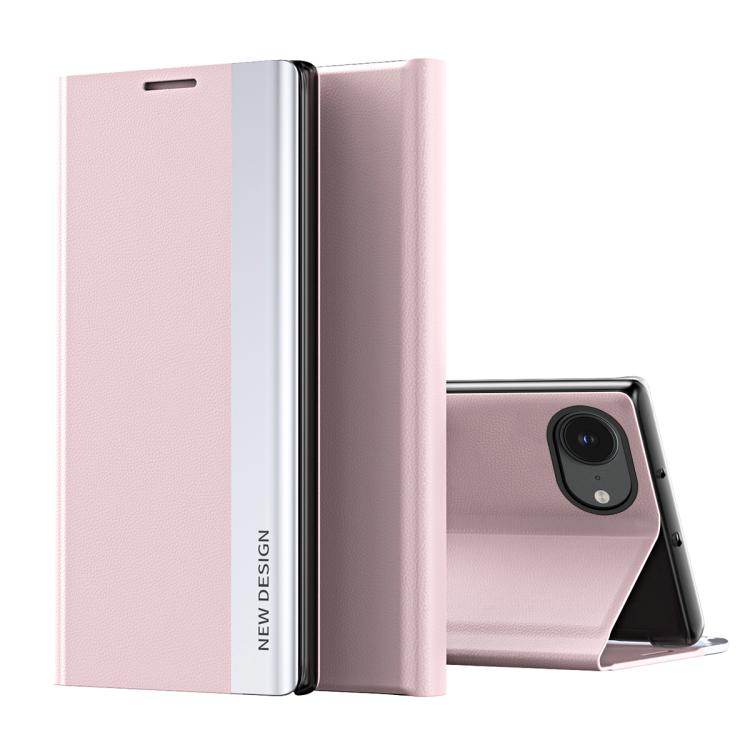 Étui de téléphone en cuir à adsorption avec côtés électroplaqués, pour iPhone 17e / 16e, pour iPhone 17 Pro Max, pour iPhone 17 Pro, pour iPhone 17, pour iPhone Air, pour iPhone 16 Pro Max