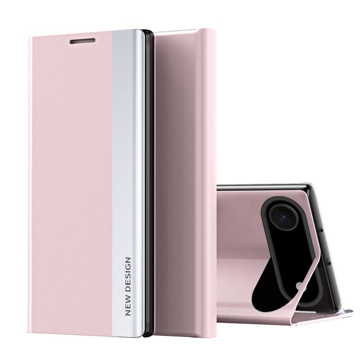 Étui de téléphone en cuir à adsorption avec côtés électroplaqués, pour iPhone 17e / 16e, pour iPhone 17 Pro Max, pour iPhone 17 Pro, pour iPhone 17, pour iPhone Air, pour iPhone 16 Pro Max