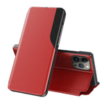 Étui portefeuille en cuir à rabat avec affichage latéral, pour iPhone 17e / 16e, pour iPhone 17 Pro Max, pour iPhone 17 Pro, pour iPhone 17, pour iPhone Air, pour iPhone 16 Pro Max, pour iPhone 16 Pro, pour iPhone 16 Plus