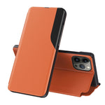 Étui portefeuille en cuir à rabat avec affichage latéral, pour iPhone 17e / 16e, pour iPhone 17 Pro Max, pour iPhone 17 Pro, pour iPhone 17, pour iPhone Air, pour iPhone 16 Pro Max, pour iPhone 16 Pro, pour iPhone 16 Plus