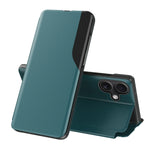 Étui portefeuille en cuir à rabat avec affichage latéral, pour iPhone 17e / 16e, pour iPhone 17 Pro Max, pour iPhone 17 Pro, pour iPhone 17, pour iPhone Air, pour iPhone 16 Pro Max, pour iPhone 16 Pro, pour iPhone 16 Plus