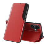 Étui portefeuille en cuir à rabat avec affichage latéral, pour iPhone 17e / 16e, pour iPhone 17 Pro Max, pour iPhone 17 Pro, pour iPhone 17, pour iPhone Air, pour iPhone 16 Pro Max, pour iPhone 16 Pro, pour iPhone 16 Plus