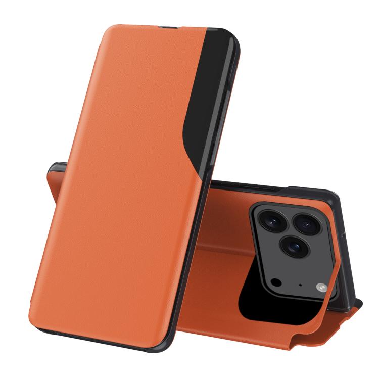 Étui portefeuille en cuir à rabat avec affichage latéral, pour iPhone 17e / 16e, pour iPhone 17 Pro Max, pour iPhone 17 Pro, pour iPhone 17, pour iPhone Air, pour iPhone 16 Pro Max, pour iPhone 16 Pro, pour iPhone 16 Plus