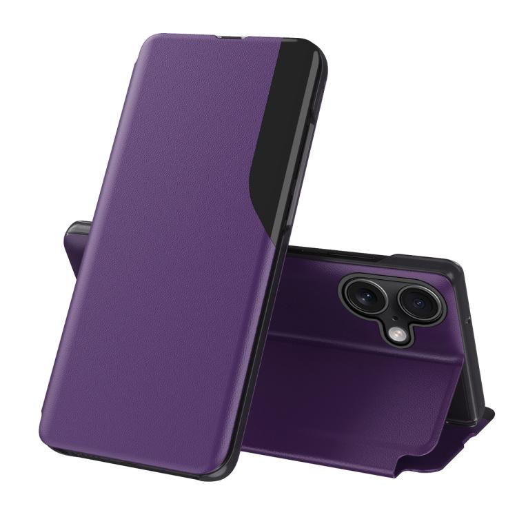 Étui portefeuille en cuir à rabat avec affichage latéral, pour iPhone 17e / 16e, pour iPhone 17 Pro Max, pour iPhone 17 Pro, pour iPhone 17, pour iPhone Air, pour iPhone 16 Pro Max, pour iPhone 16 Pro, pour iPhone 16 Plus