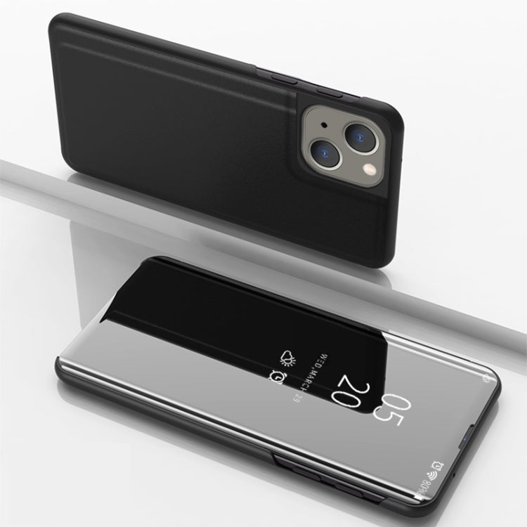 Étui de téléphone en cuir avec support et miroir plaqué à rabat horizontal, pour iPhone 16 Pro, pour iPhone 16 Plus, pour iPhone 16, pour iPhone 15 Pro Max, pour iPhone 15 Pro, pour iPhone 15 Plus