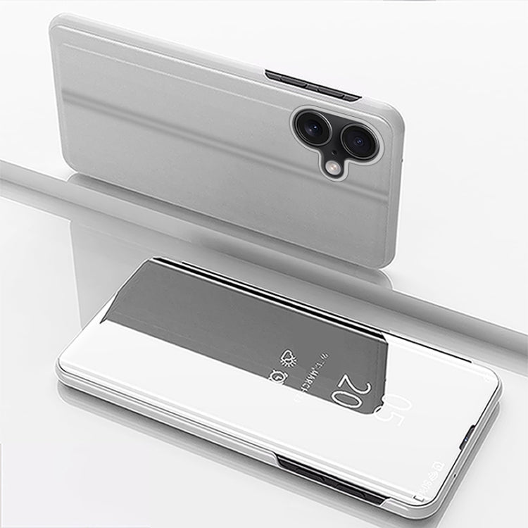 Étui de téléphone en cuir avec support et miroir plaqué à rabat horizontal, pour iPhone 16 Pro, pour iPhone 16 Plus, pour iPhone 16, pour iPhone 15 Pro Max, pour iPhone 15 Pro, pour iPhone 15 Plus