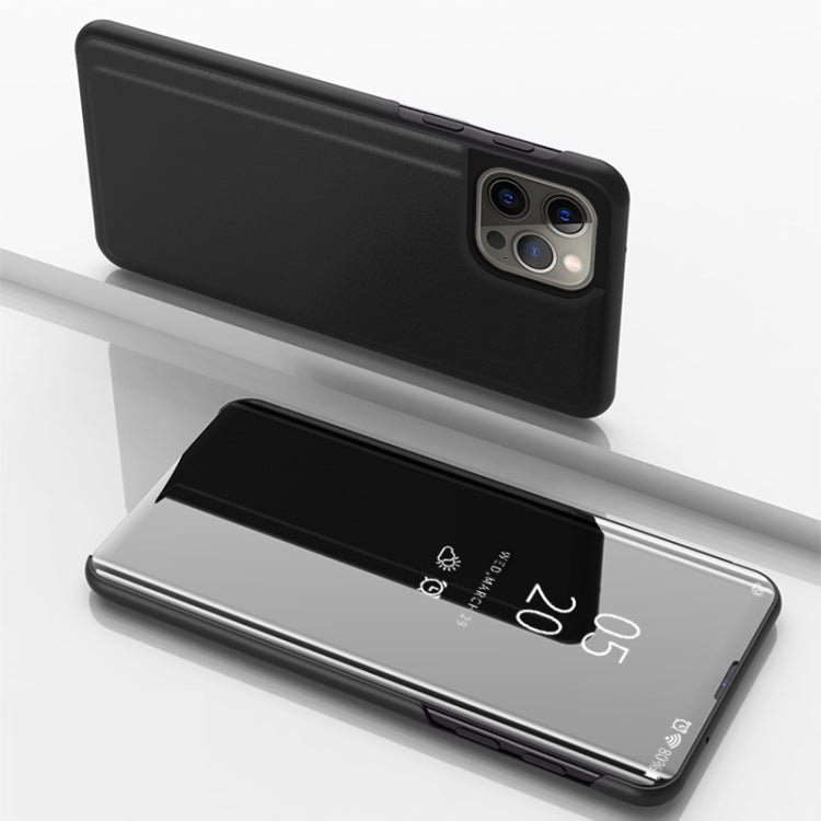 Étui de téléphone en cuir avec support et miroir plaqué à rabat horizontal, pour iPhone 16 Pro, pour iPhone 16 Plus, pour iPhone 16, pour iPhone 15 Pro Max, pour iPhone 15 Pro, pour iPhone 15 Plus
