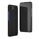 Étui de téléphone en cuir à rabat horizontal avec miroir plaqué et support, pour iPhone 17e / 16e, pour iPhone 17 Pro Max, pour iPhone 17 Pro, pour iPhone 17, pour iPhone Air, pour iPhone 16 Pro Max