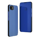 Étui de téléphone en cuir à rabat horizontal avec miroir plaqué et support, pour iPhone 17e / 16e, pour iPhone 17 Pro Max, pour iPhone 17 Pro, pour iPhone 17, pour iPhone Air, pour iPhone 16 Pro Max